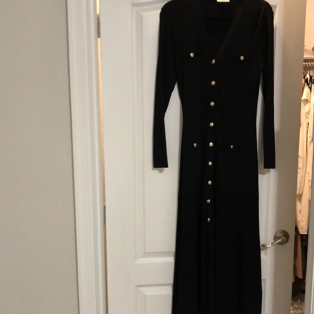 Sandro black dress